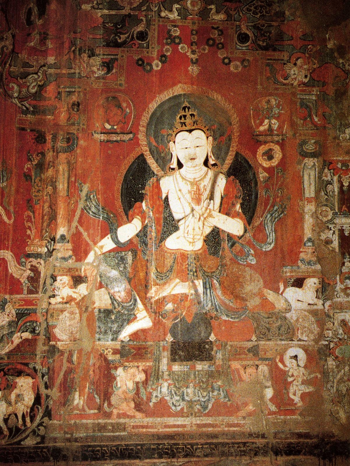 Tibet Guge 03 Tholing 08 White Temple 03 Padmapani